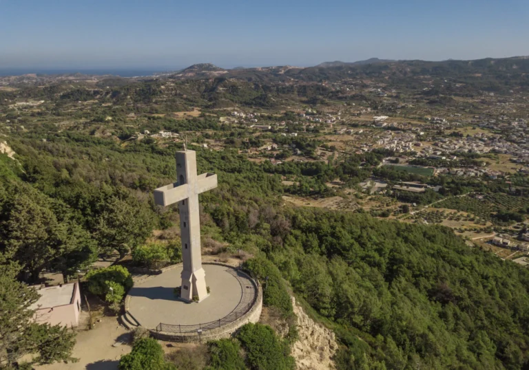 Filerimos cross view near Ixia - Fideles Rent a Car